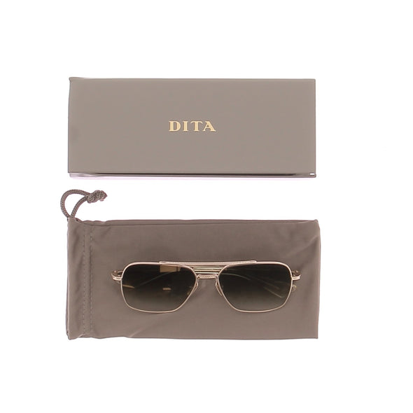 Lunettes de soleil dorées