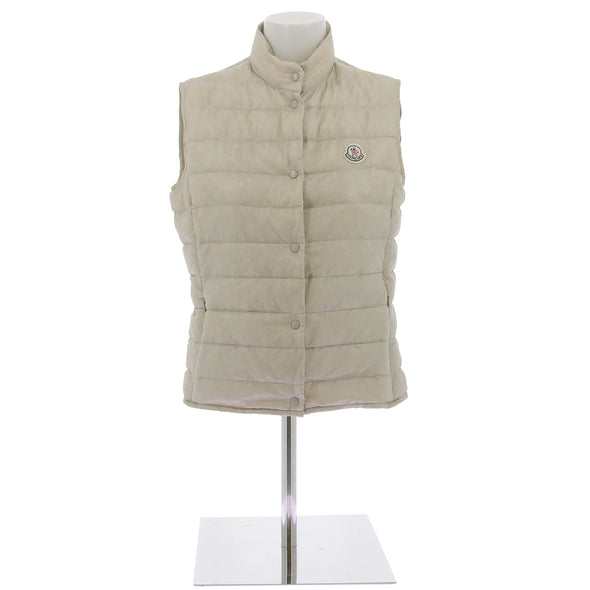 Doudoune sans manche beige