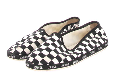 Espadrilles à damier "J'Adior " en toile