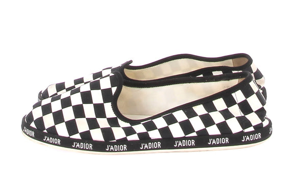 Espadrilles à damier "J'Adior " en toile