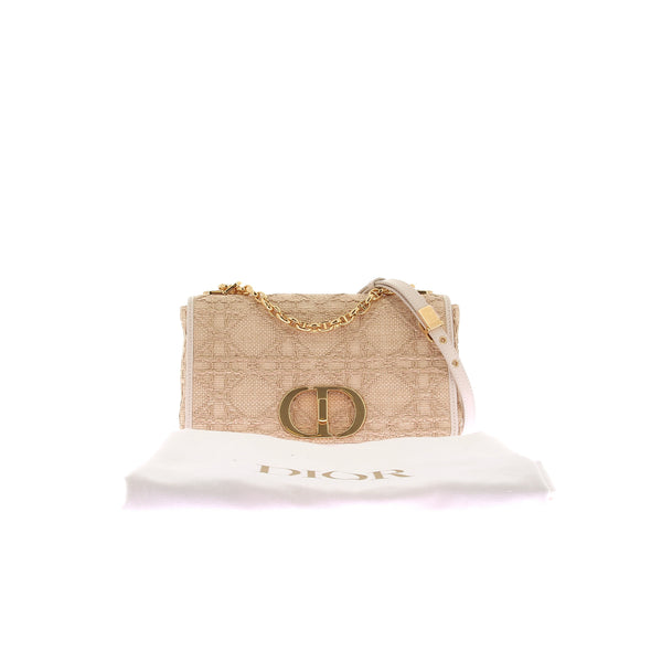 Sac à bandoulière en raphia "Caro"