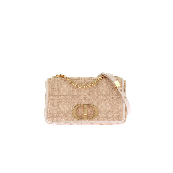 Sac à bandoulière en raphia "Caro"