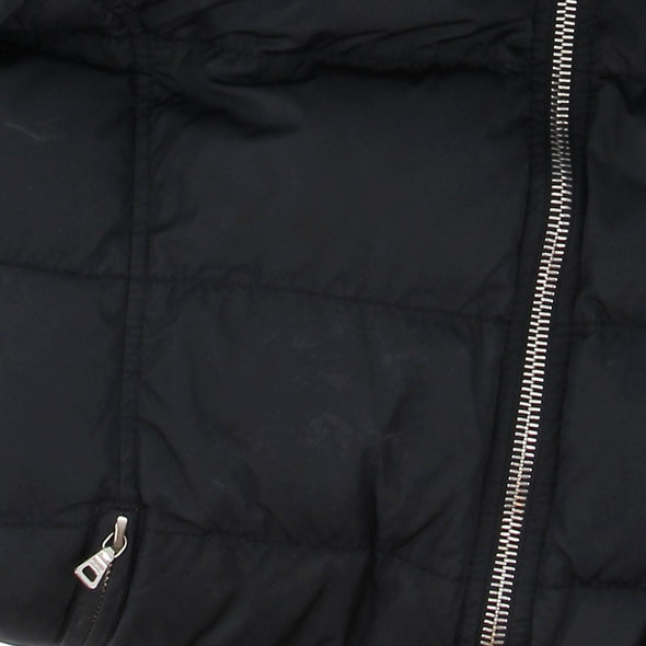 Doudoune marine et fourrure