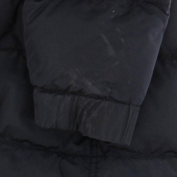 Doudoune marine et fourrure