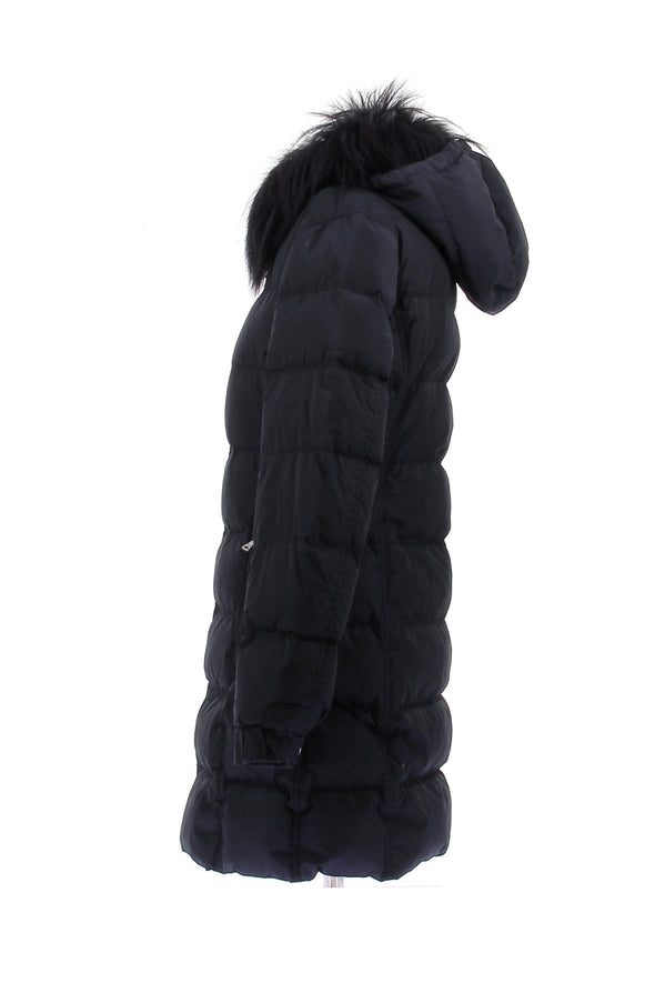 Doudoune marine et fourrure