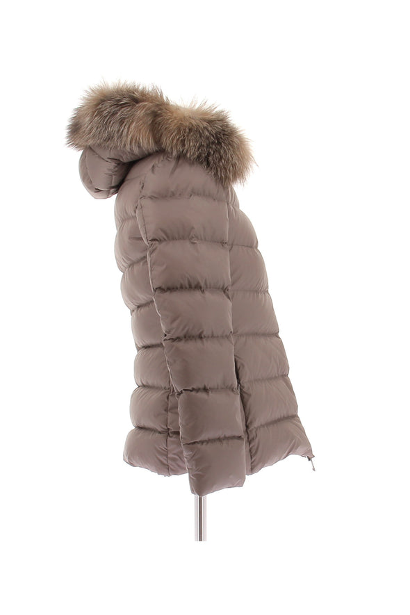 Doudoune taupe