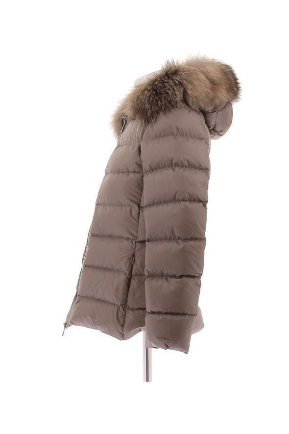 Doudoune taupe