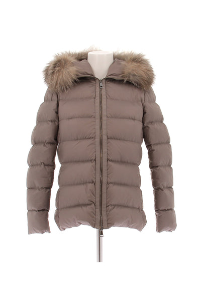 Doudoune taupe
