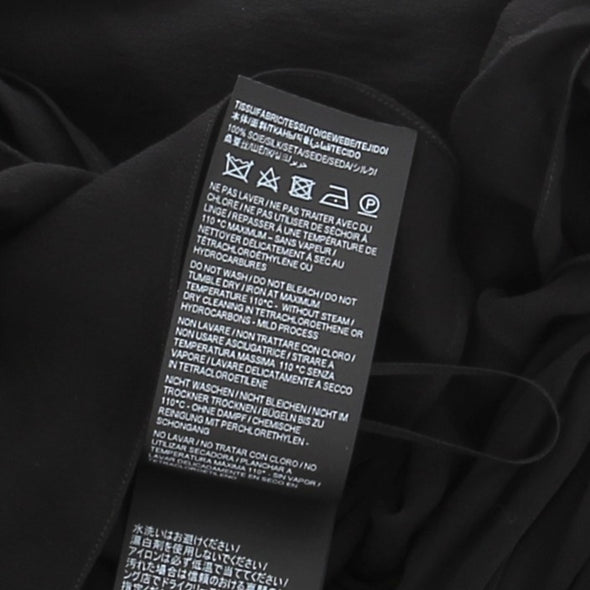 Top drappé noir