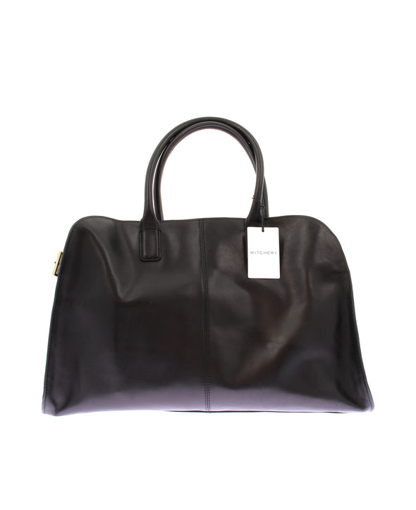 Sac à main "Emmie Tote Bag" en cuir noir