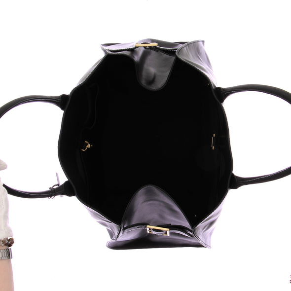 Sac à main "Emmie Tote Bag" en cuir noir