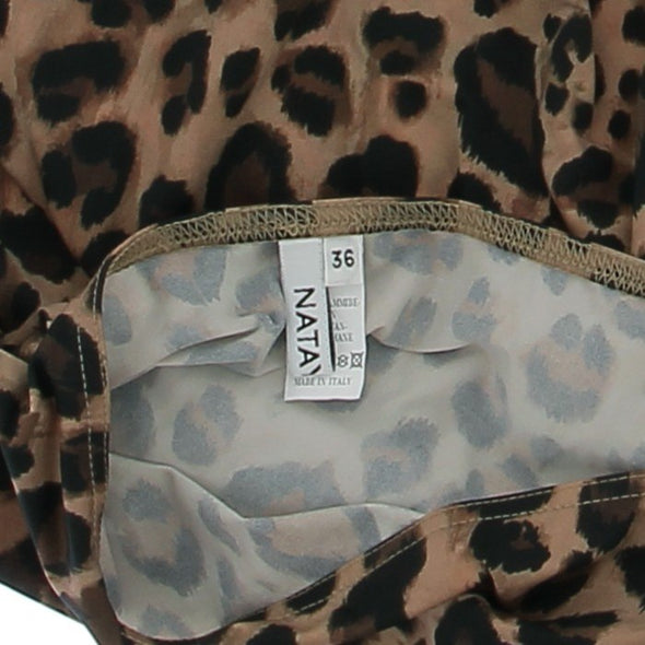 Maillot de bain 2 pièces et paréo à motif léopard