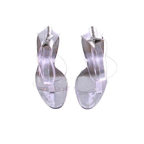 Escarpins argentés "Harmony Plexi"