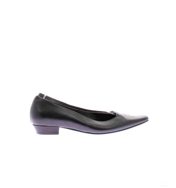 Ballerines noires à talonnettes