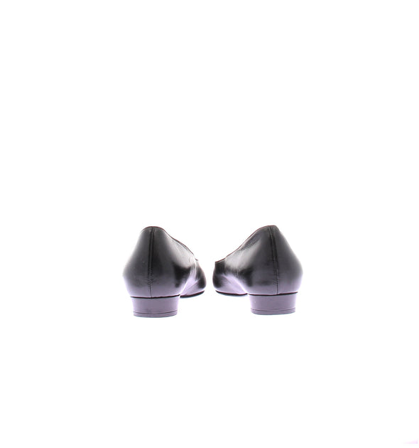 Ballerines noires à talonnettes