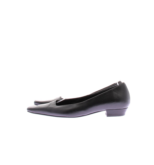 Ballerines noires à talonnettes
