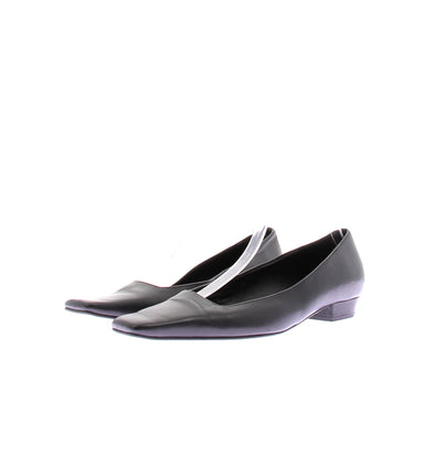 Ballerines noires à talonnettes