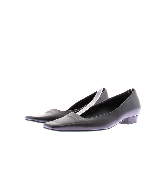 Ballerines noires à talonnettes