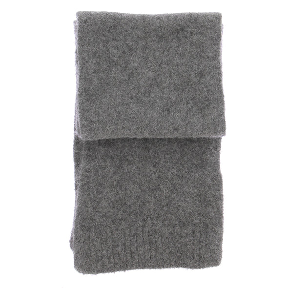 Écharpe en laine grise