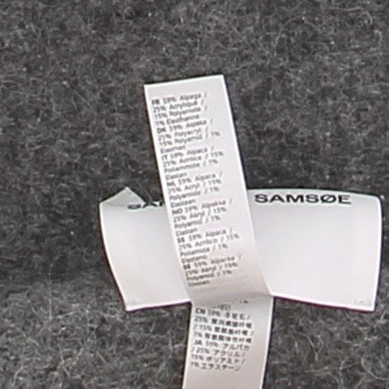 Écharpe en laine grise