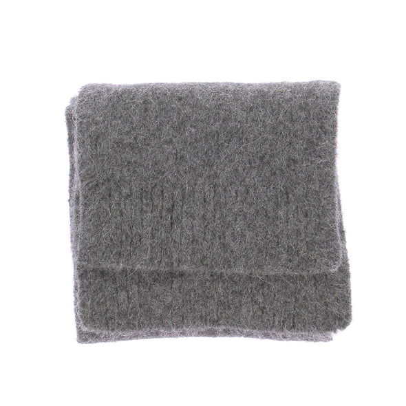 Écharpe en laine grise