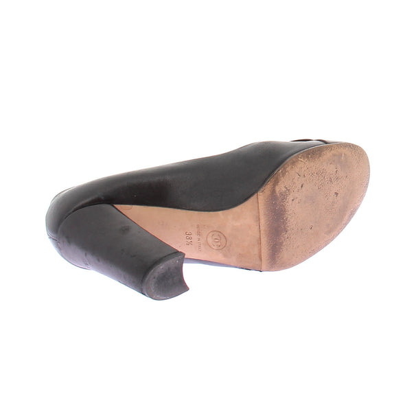 Escarpins noirs "Camelia"