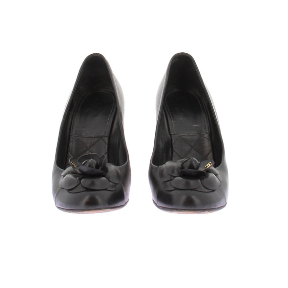 Escarpins noirs "Camelia"