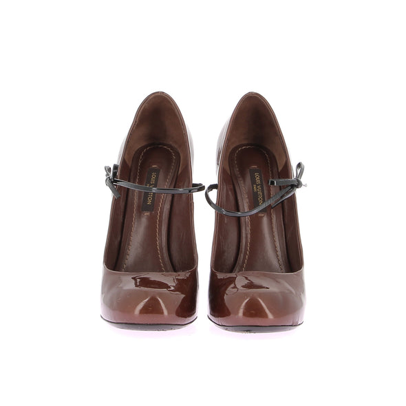 Escarpins en cuir vernis "Fetish"