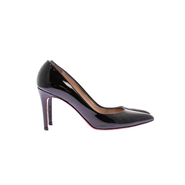 Escarpins en cuir verni