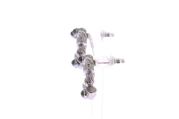 Boucles d'oreilles argentées