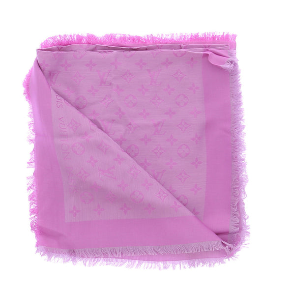 Étole violette en soie