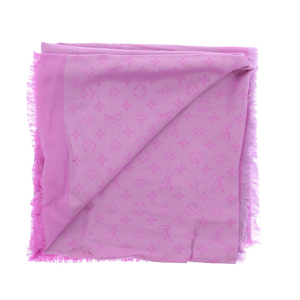 Étole violette en soie