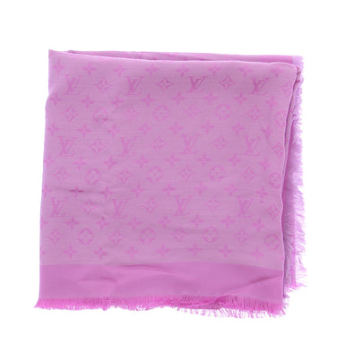 Étole violette en soie