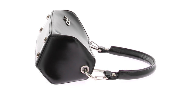 Sac à main en cuir noir