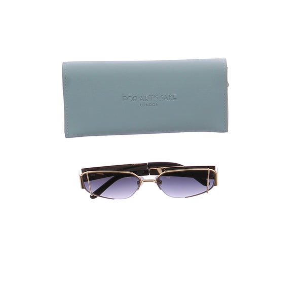 Lunettes de soleil dorées "Talia"
