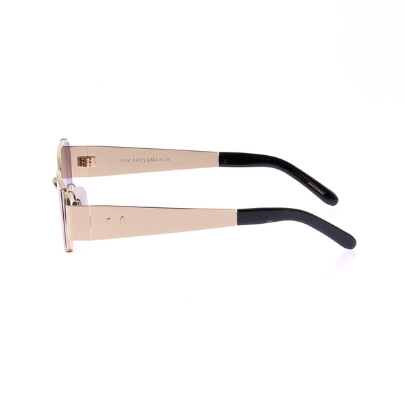 Lunettes de soleil dorées "Talia"