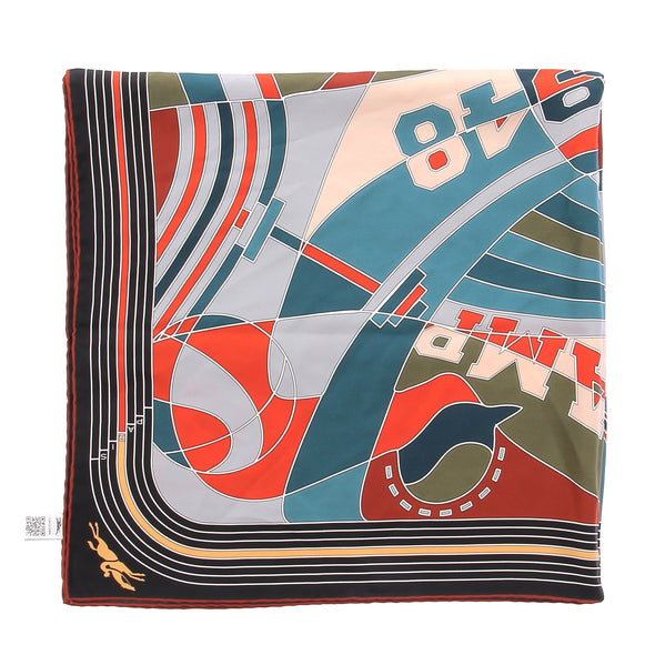 Foulard en soie "Longchamp Paris 1948"