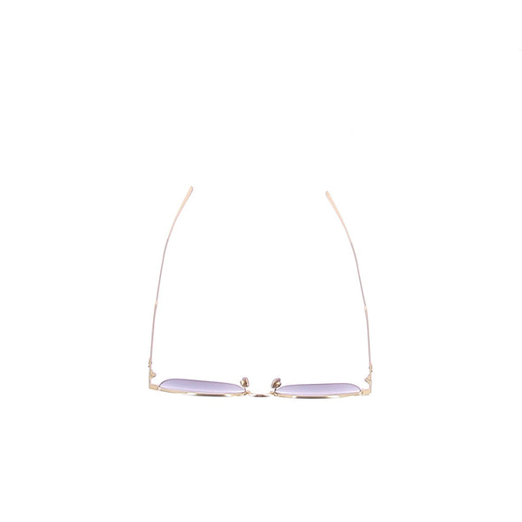Lunettes de soleil dorées
