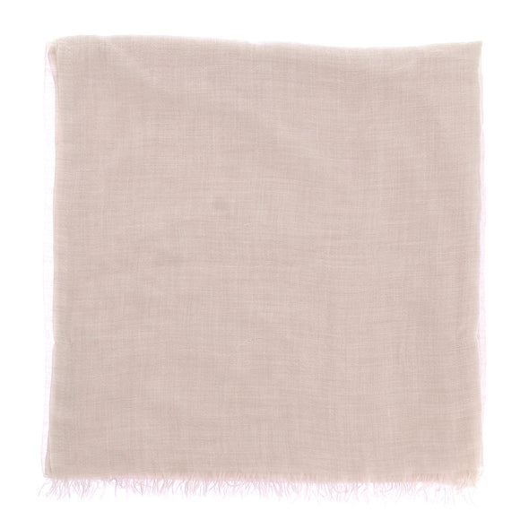 Foulard en cachemire écru