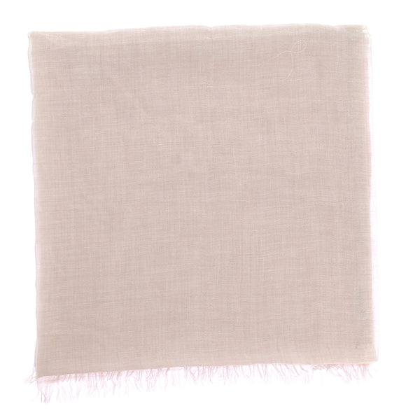 Foulard en cachemire écru