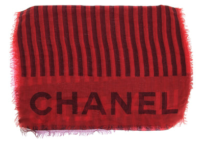 Foulard en cachemire rouge
