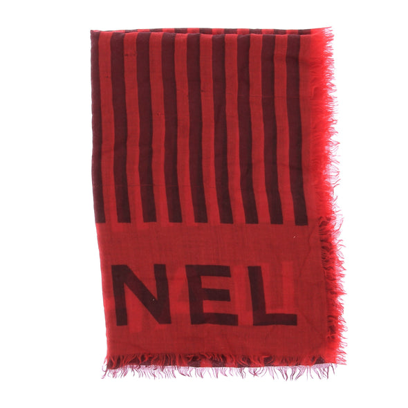 Foulard en cachemire rouge