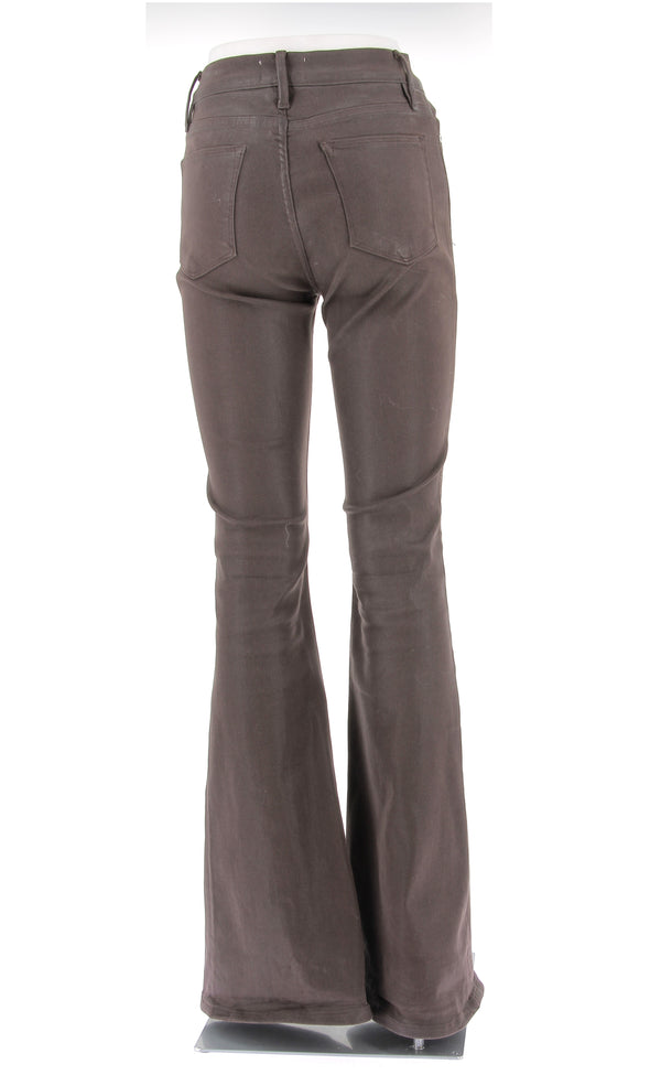 Jean marron "Le High Flare"