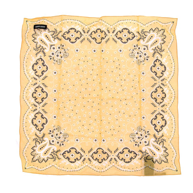 Foulard bandana jaune