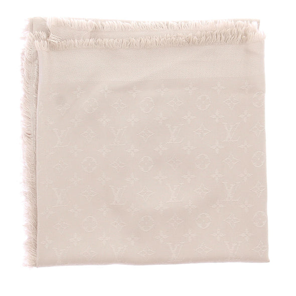 Foulard en mélange de laine et soie