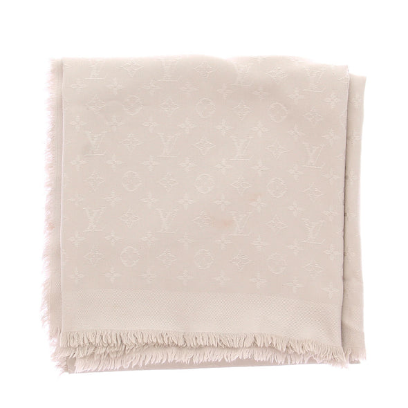 Foulard en mélange de laine et soie