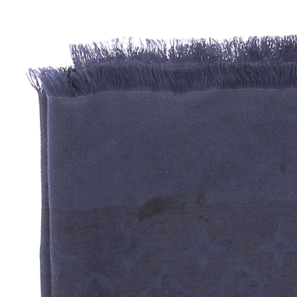 Foulard en mélange de laine et soie