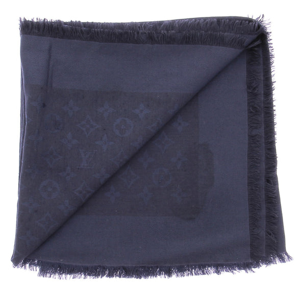 Foulard en mélange de laine et soie