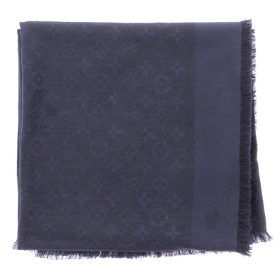 Foulard en mélange de laine et soie