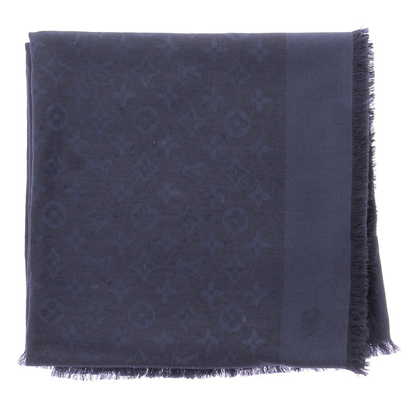 Foulard en mélange de laine et soie